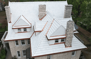 Roof of a historic home